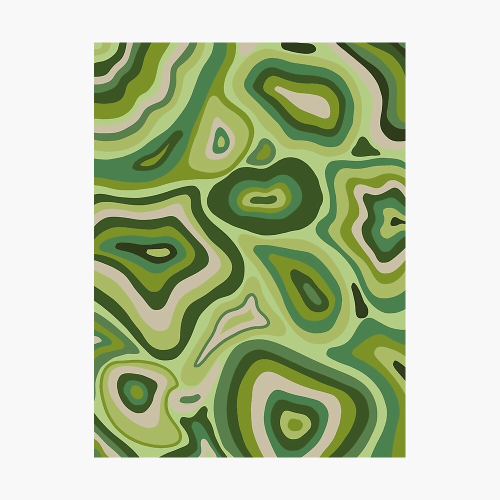 Green Aesthetic Pattern Wallpaper