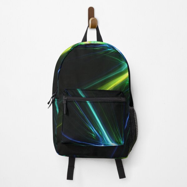 Item preview, Beautiful Abstract Pattern Of Colored Smooth Lines On A Black Background designed and sold by tatkhagata.