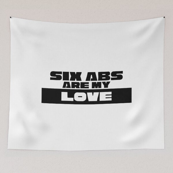 Item preview, six abs are my love designed and sold by 2Be-elegant.