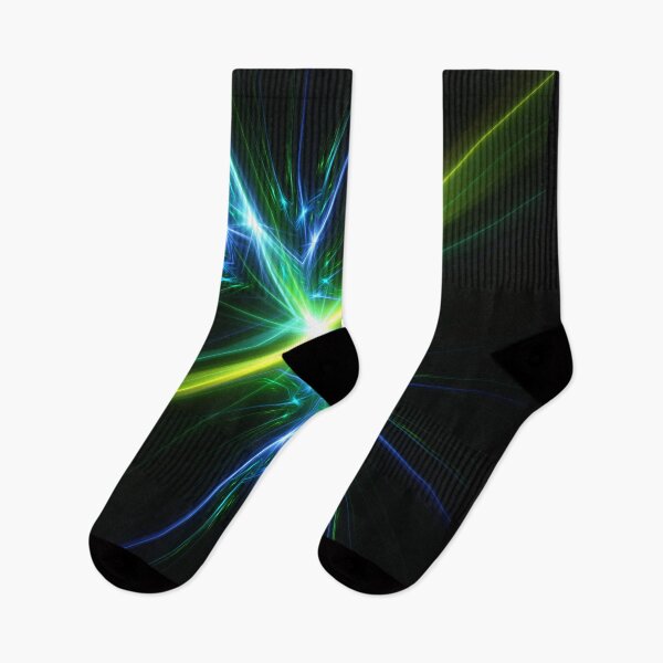 Item preview, Beautiful Abstract Pattern Of Colored Smooth Lines On A Black Background designed and sold by tatkhagata.