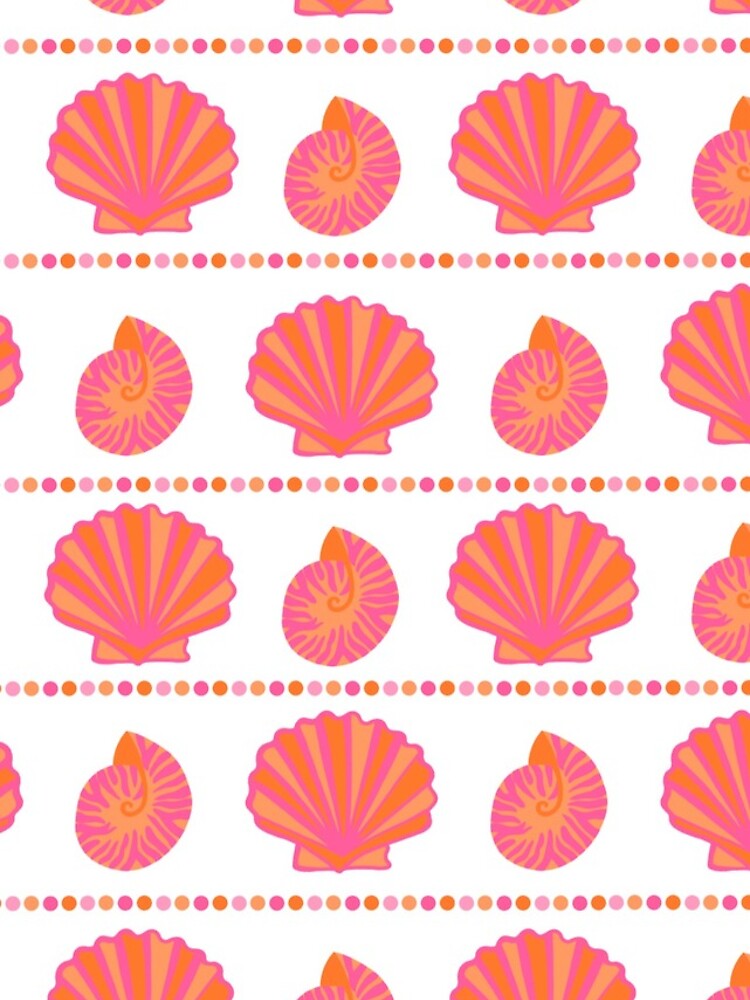 Thumbnail 5 of 5, iPhone Case, Seashell Pattern designed and sold by graceflatt.