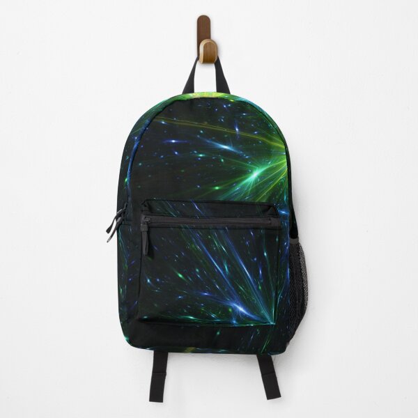 Item preview, Beautiful Abstract Pattern Of Colored Smooth Lines On A Black Background designed and sold by tatkhagata.