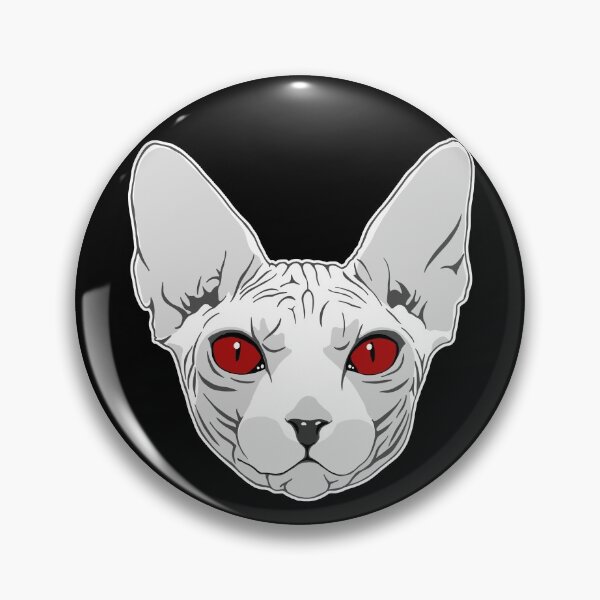 Item preview, creepy sphynx cat designed and sold by drizzd.