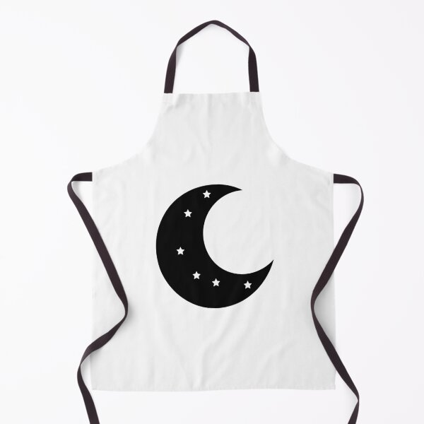 Item preview, Black Crescent Moon w/White Stars designed and sold by ShaunSandhu.