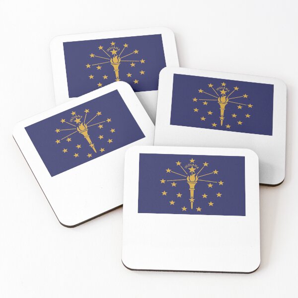 Item preview, US States Flag Indiana designed and sold by fungear.