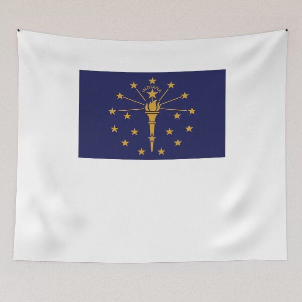 Item preview, US States Flag Indiana designed and sold by fungear.