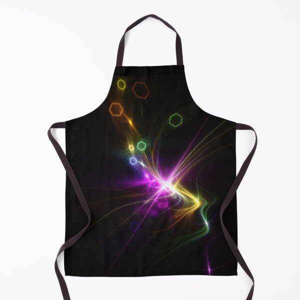 Item preview, Beautiful Abstract Pattern Of Colored Smooth Lines On A Black Background designed and sold by tatkhagata.