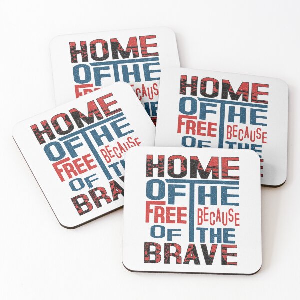 Item preview, Home of the Free Because of the Brave - 4th of July designed and sold by Luvjesus2.