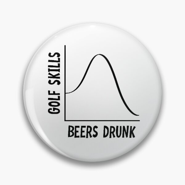 Item preview, Golf skills improve with beer... temporarily designed and sold by littlerhody.
