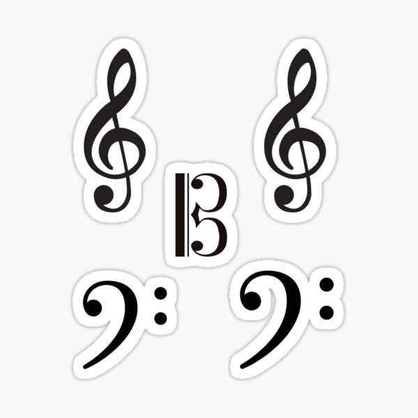 Alto Clef Stickers - 10 Results