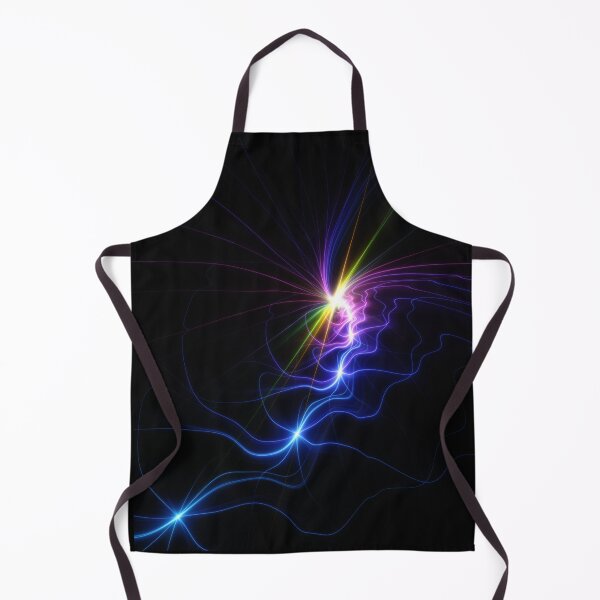 Item preview, Beautiful Abstract Pattern Of Colored Smooth Lines On A Black Background designed and sold by tatkhagata.