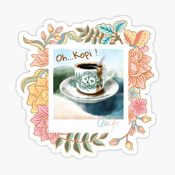 Oh…Kopi! That’s what I need! Sticker