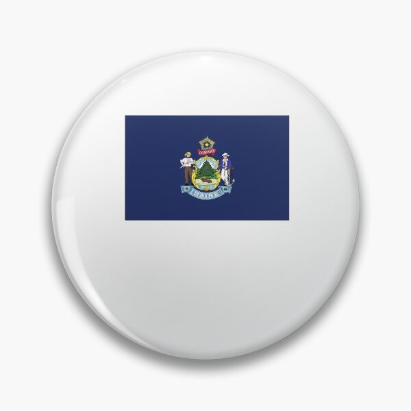 Item preview, US States Flag Maine designed and sold by fungear.