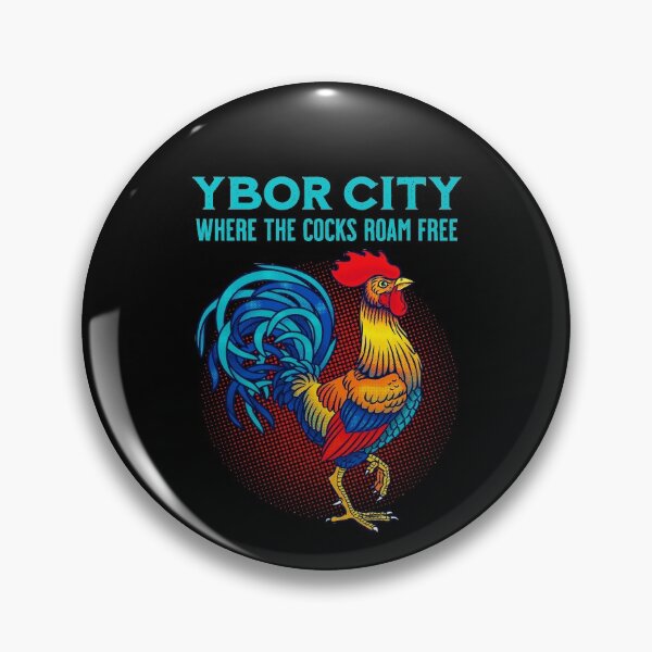 Item preview, Ybor City Tampa Chicken Where The Cocks Roam Free designed and sold by grendelfly73.