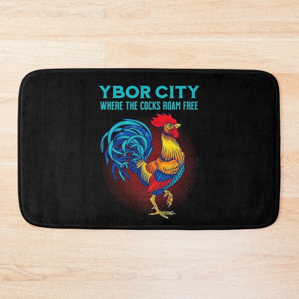Item preview, Ybor City Tampa Chicken Where The Cocks Roam Free designed and sold by grendelfly73.