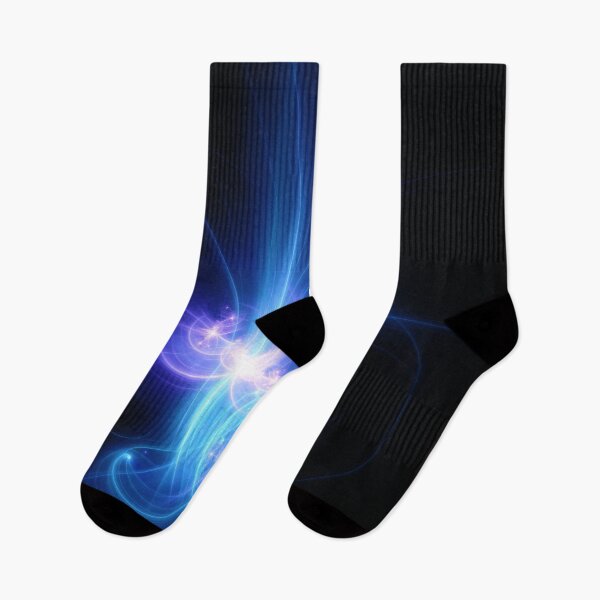 Item preview, Beautiful Abstract Pattern Of Colored Smooth Lines On A Black Background designed and sold by tatkhagata.