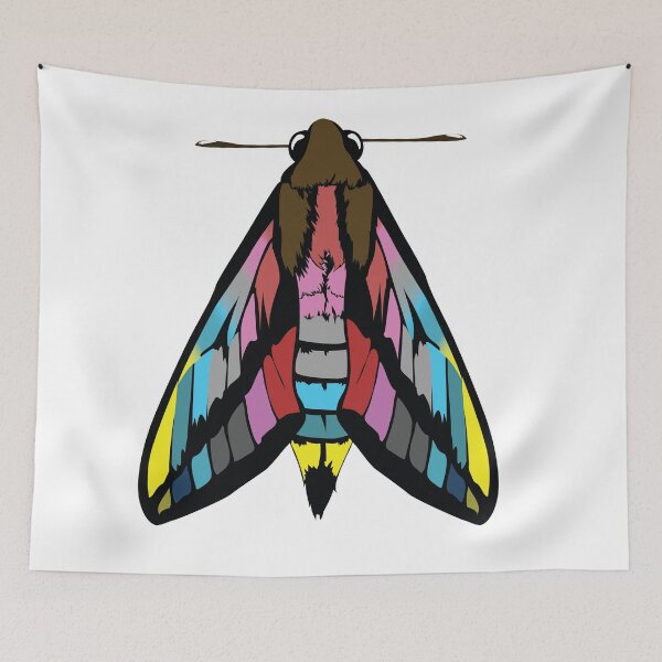Item preview, Genderflux Pride Moth designed and sold by RedTailArts.