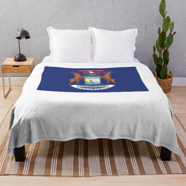 Item preview, US States Flag Michigan designed and sold by fungear.