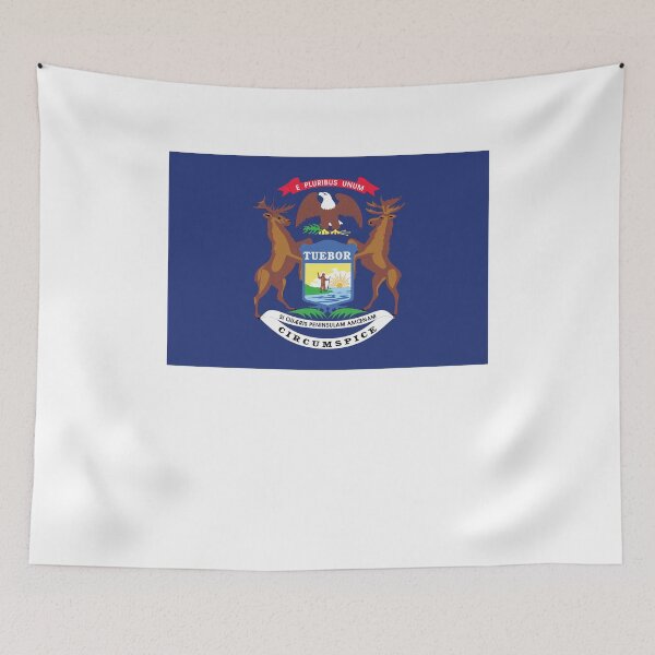 Item preview, US States Flag Michigan designed and sold by fungear.