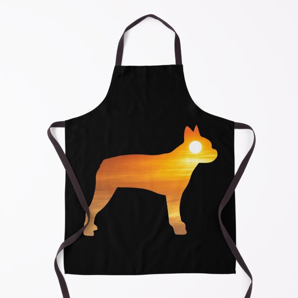 Item preview, Boston Terrier Dog Silhouette Sunrise designed and sold by alaechamlal.
