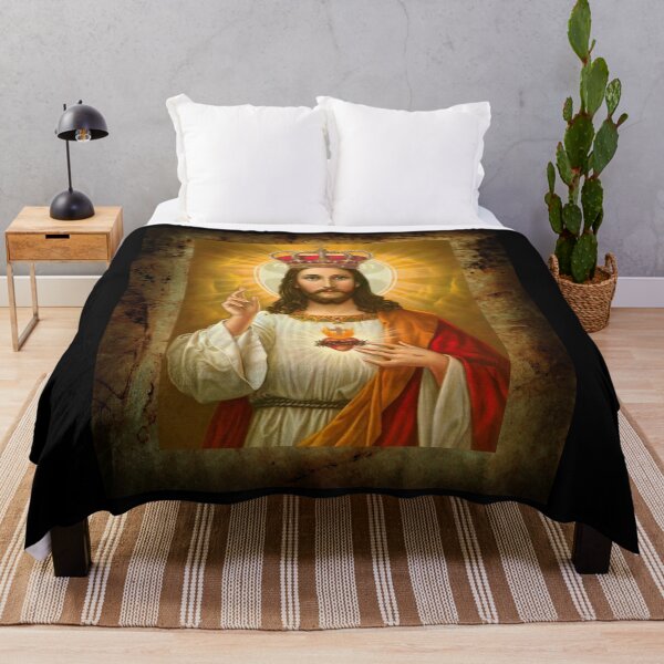 Item preview, Jesus Christ The Savior Old World Color Painting Design designed and sold by EarthArtDesigns.