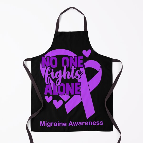 Item preview, No One Fight Alone Migraine Awareness designed and sold by Sabfit.