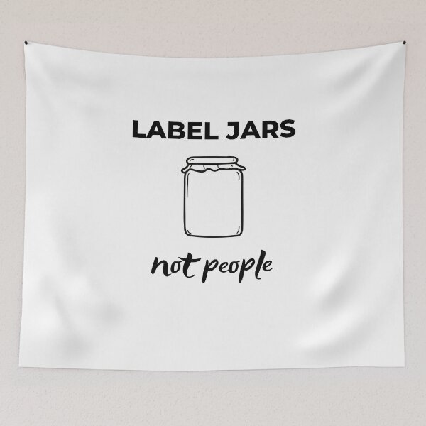 Item preview, Label jars not people! designed and sold by AbiLeads.