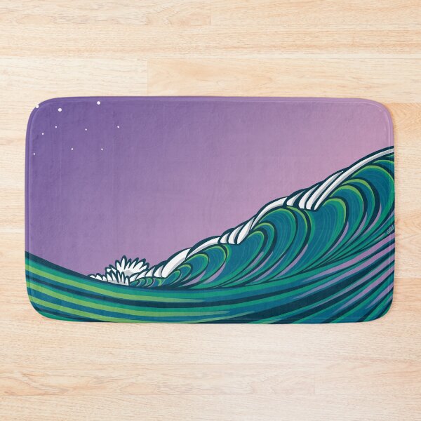 Item preview, Pale Night Surf designed and sold by CirsiumArts.