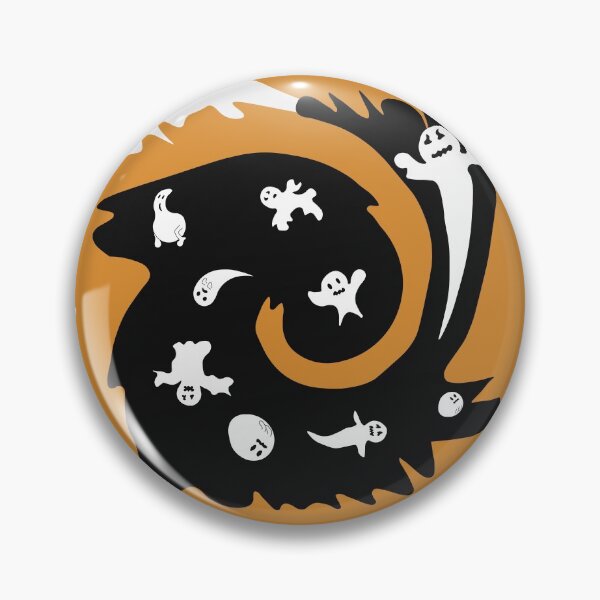 Item preview, Torbellino de fantasmas negro y naranja designed and sold by RPMELO.