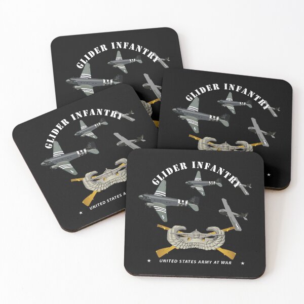 Item preview, Army  - Glider Infantry w Towed Glider w  Infantry Glider Badge designed and sold by Military Insignia Products.