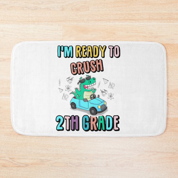 Item preview,  I'm ready to crush 2th Grade T-Shirt dinausor kids  designed and sold by QUEEN-WIVER.