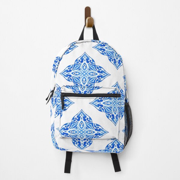 Item preview, Morrocan Blue Tiles Arabesque designed and sold by RaianasHome.