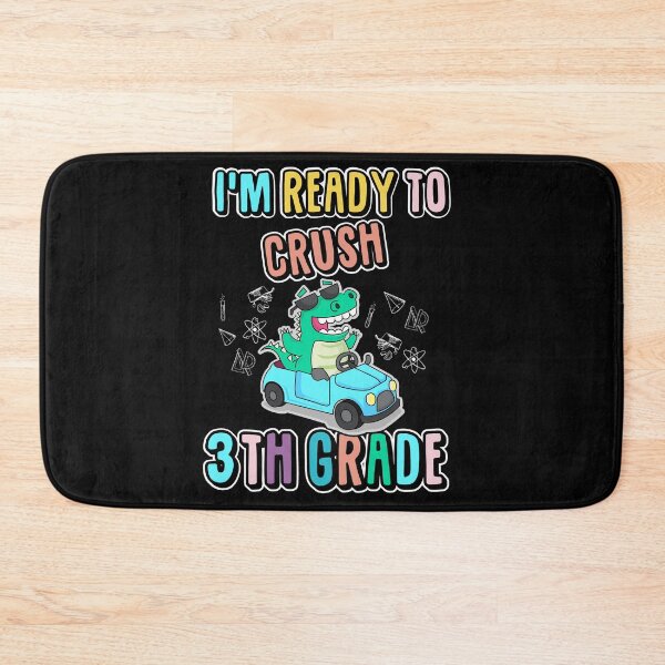 Item preview, I'm ready to crush 3th Grade T-Shirt dino driving car Kids  designed and sold by QUEEN-WIVER.