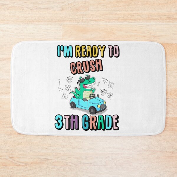 Item preview, I'm ready to crush 3th Grade T-Shirt dinausor kids  designed and sold by QUEEN-WIVER.