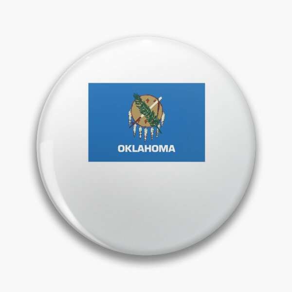Item preview, US States Flag Oklahoma designed and sold by fungear.