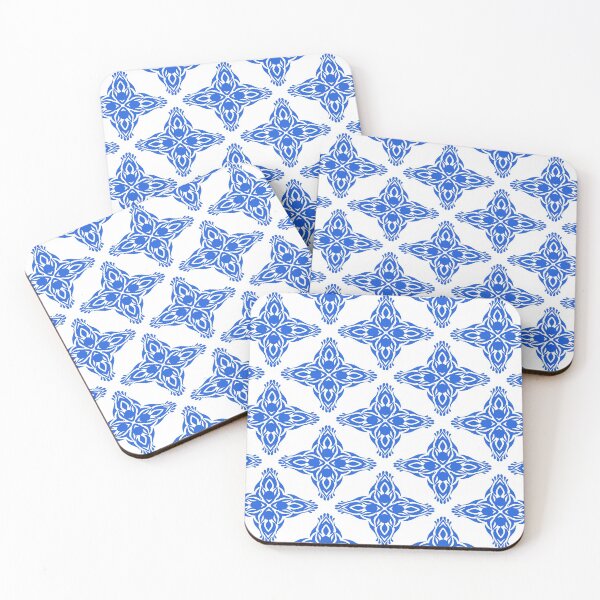 Item preview, Morrocan Blue Tiles Arabesque designed and sold by RaianasHome.