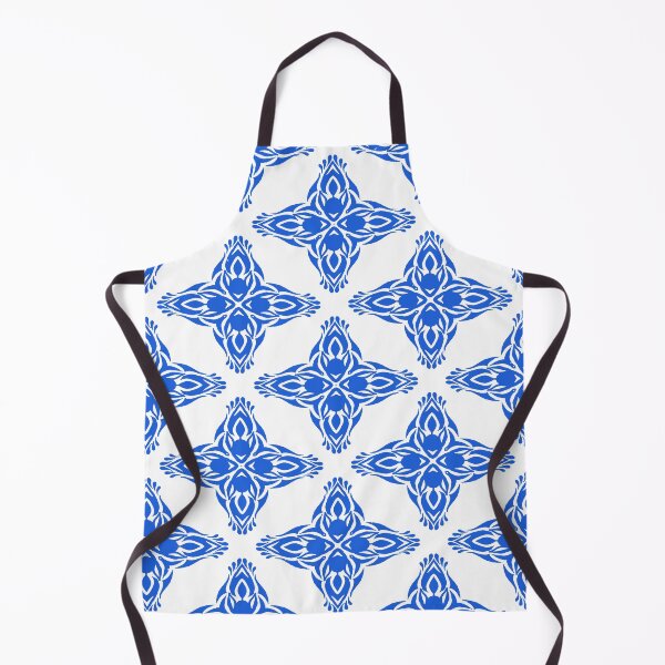 Item preview, Morrocan Blue Tiles Arabesque designed and sold by RaianasHome.