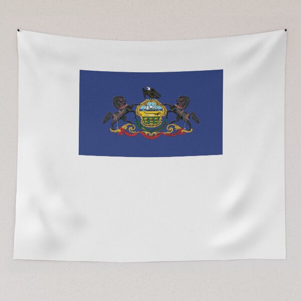 Item preview, US States Flag Pensilvania designed and sold by fungear.