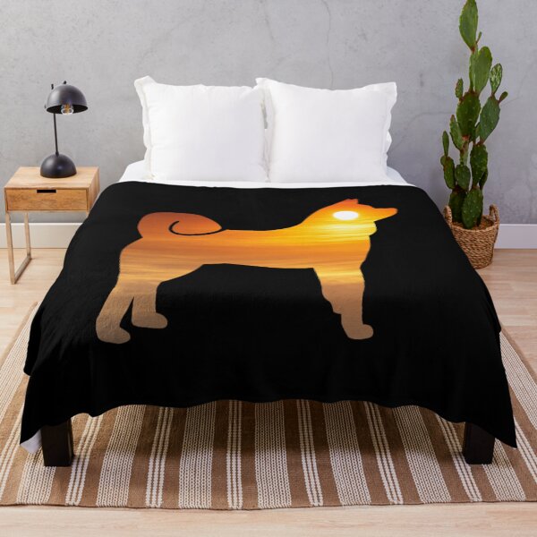 Item preview, Akita Dog Silhouette Sunrise designed and sold by alaechamlal.