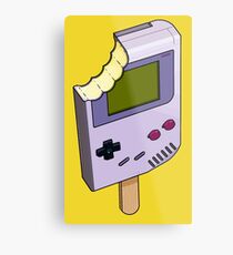 Game Boy Ice Cream Metal Print