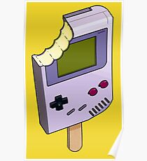 Game Boy Ice Cream Poster