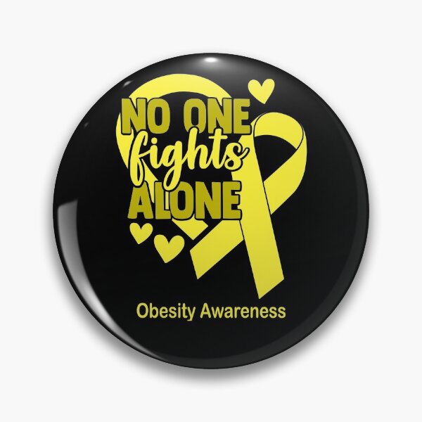 Item preview, No One Fight Alone Obesity Awareness designed and sold by Sabfit.