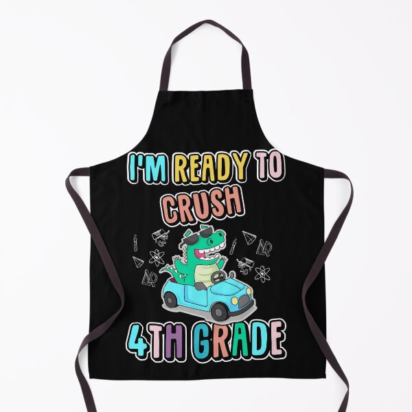 Item preview, I'm ready to crush 4th Grade T-Shirt dino driving car Kids designed and sold by QUEEN-WIVER.