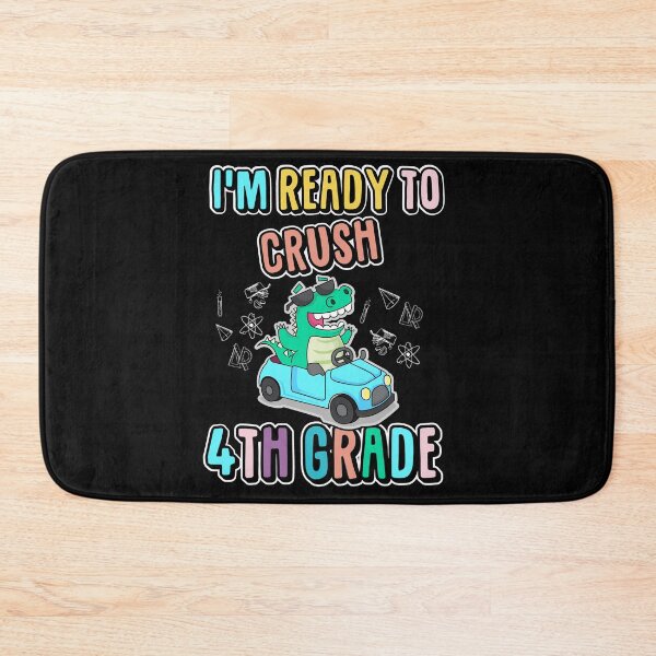 Item preview, I'm ready to crush 4th Grade T-Shirt dino driving car Kids  designed and sold by QUEEN-WIVER.