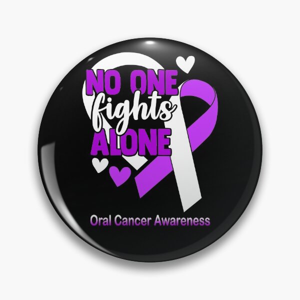 Item preview, No One Fight Alone Oral Cancer Awareness designed and sold by Sabfit.
