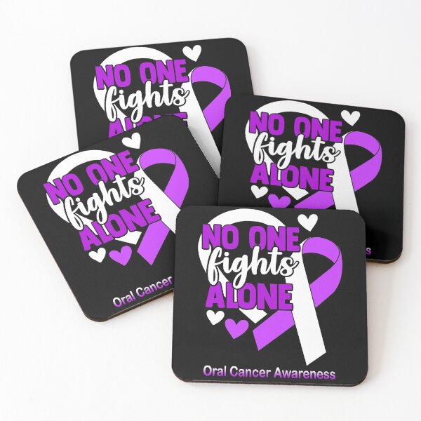 Item preview, No One Fight Alone Oral Cancer Awareness designed and sold by Sabfit.