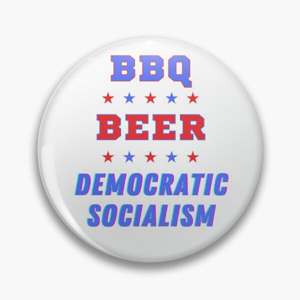 Item preview, BBQ Beer Democratic Socialism | 4th of July Freedom designed and sold by StickerPolitics.