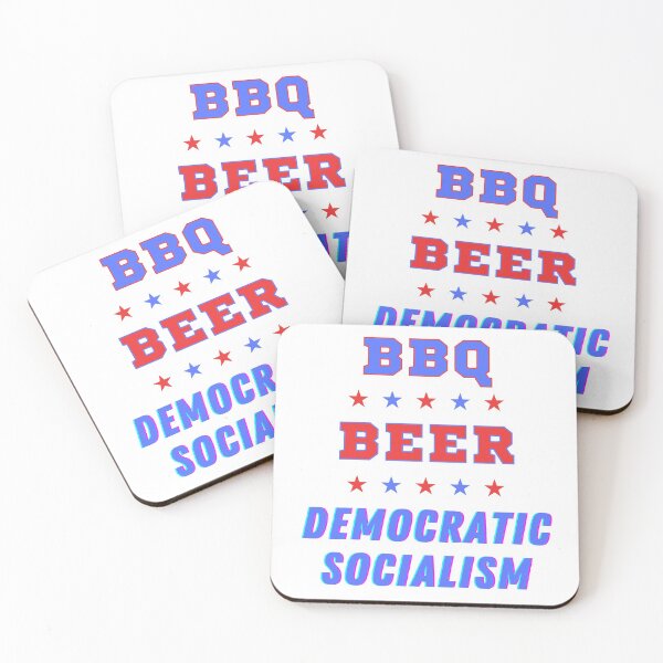 Item preview, BBQ Beer Democratic Socialism | 4th of July Freedom designed and sold by StickerPolitics.