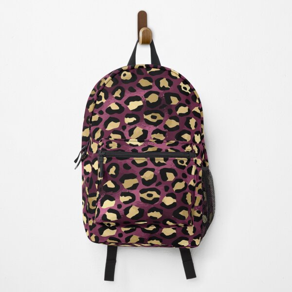 Item preview, Burgundi and gold cheetah print designed and sold by RaianasHome.