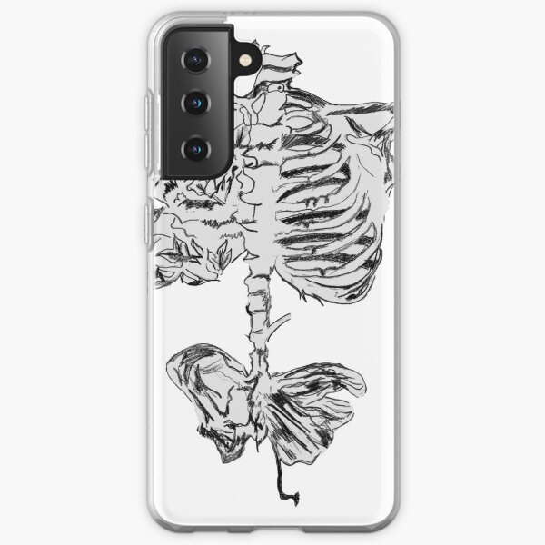 Butterfly Ribs Drawing Samsung Galaxy Soft Case